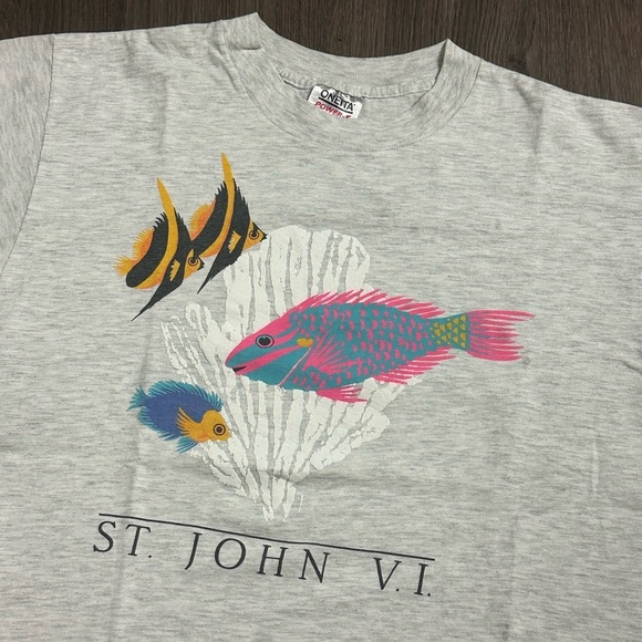Vintage St John VI Graphic Tee - Picture 4 of 4